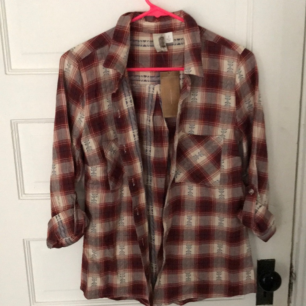 Flannel button up
